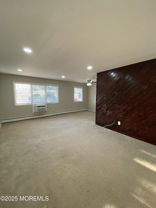 10 E Windsor Ter, Freehold, NJ 07728 - carpeted empty room with recessed lighting and a ceiling fan