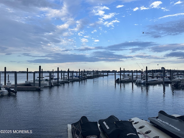 570 Mantoloking Rd, Brick, NJ 08723 - dock area featuring a water view