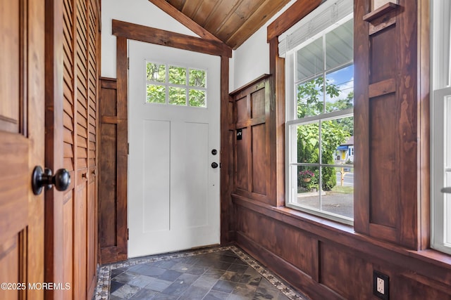 614 Bay Blvd, Bayville, NJ 08721 - foyer featuring lofted ceiling