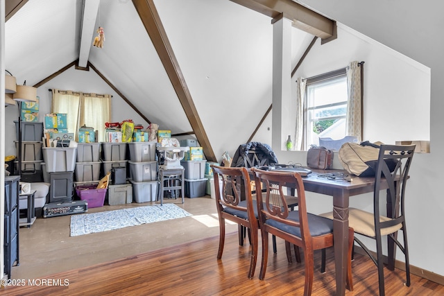 614 Bay Blvd, Bayville, NJ 08721 - dining room with wood finished floors