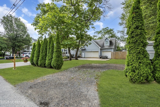 614 Bay Blvd, Bayville, NJ 08721 - view of property hidden behind natural elements featuring dirt driveway and a garage