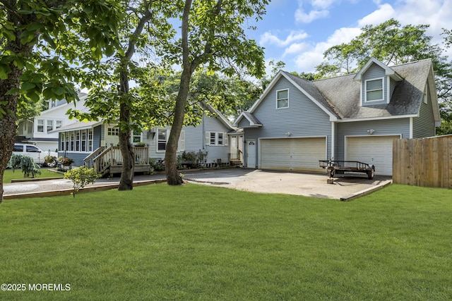 614 Bay Blvd, Bayville, NJ 08721 - view of front of property featuring a garage, driveway, and a shingled roof
