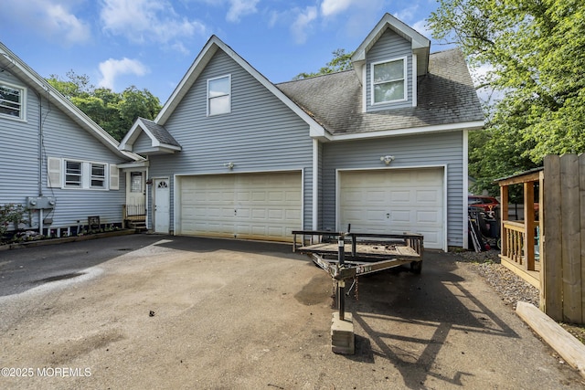 614 Bay Blvd, Bayville, NJ 08721 - garage with asphalt driveway