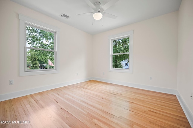 569 Ocean Blvd, Leonardo, NJ 07737 - spare room featuring wood finished floors and ceiling fan