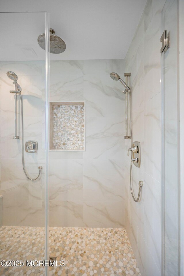 569 Ocean Blvd, Leonardo, NJ 07737 - bathroom with a marble finish shower