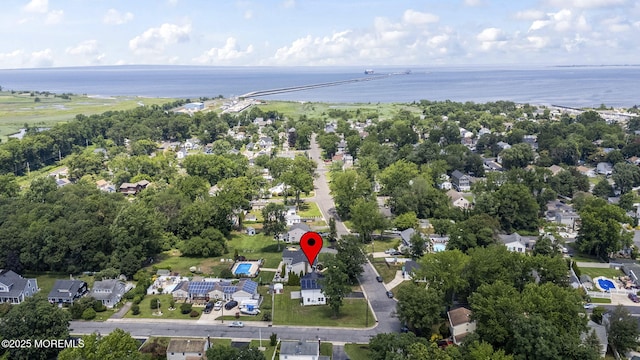 569 Ocean Blvd, Leonardo, NJ 07737 - aerial view of property and surrounding area with a nearby body of water and nearby suburban area