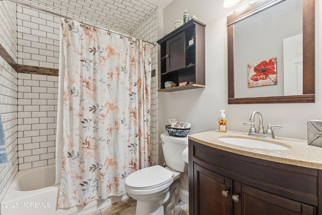 7 Plymouth Dr, Howell, NJ 07731 - bathroom with vanity and shower / tub combo with curtain