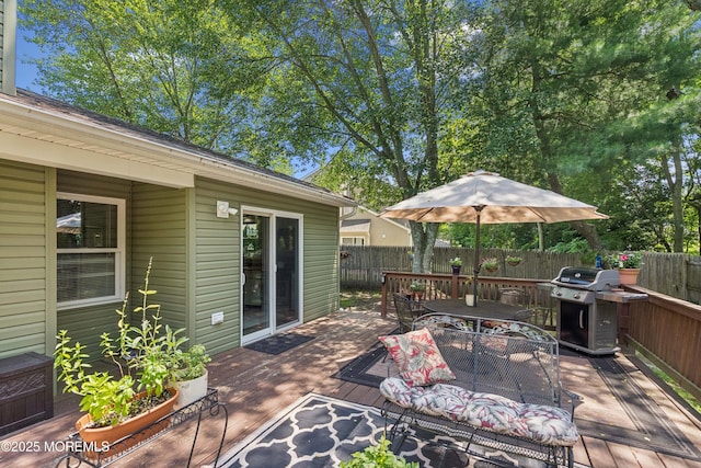 7 Plymouth Dr, Howell, NJ 07731 - wooden deck featuring outdoor dining space and a grill