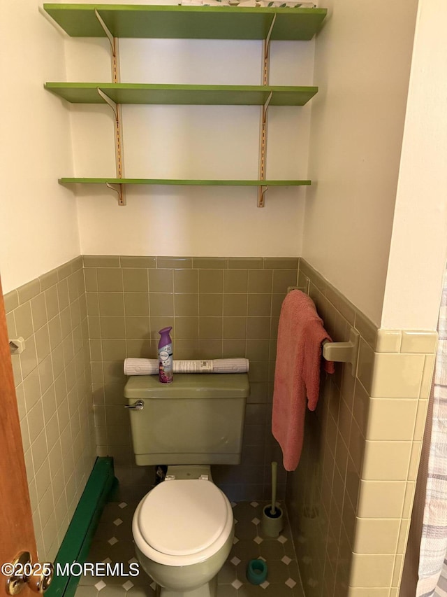 170 E Holly Ln Unit 105, Little Egg Harbor, NJ 08087 - half bathroom with tile walls and wainscoting