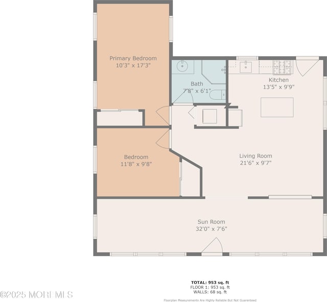 19 Elizabeth Ave, Lavallette, NJ 08735 - view of floor plan / room layout