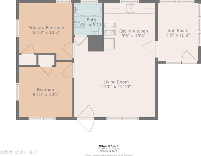 19 Elizabeth Ave, Lavallette, NJ 08735 - view of room layout