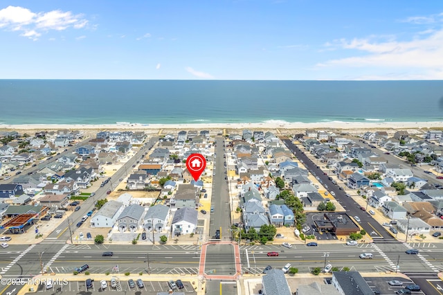 19 Elizabeth Ave, Lavallette, NJ 08735 - aerial view of property's location featuring waterfront with a beach and nearby suburban area