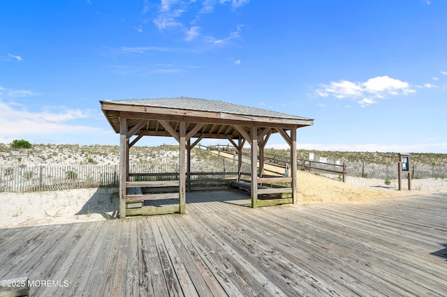 19 Elizabeth Ave, Lavallette, NJ 08735 - dock with a gazebo and a deck