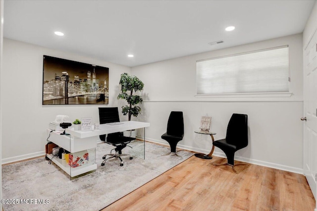 108 Warbler Way, Freehold, NJ 07728 - home office featuring recessed lighting and wood finished floors