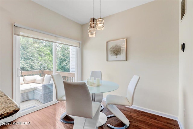 108 Warbler Way, Freehold, NJ 07728 - dining room with wood finished floors and a chandelier