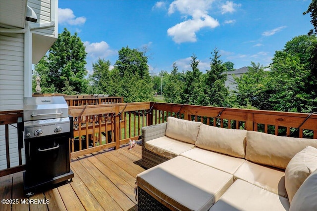 108 Warbler Way, Freehold, NJ 07728 - deck featuring an outdoor hangout area and grilling area