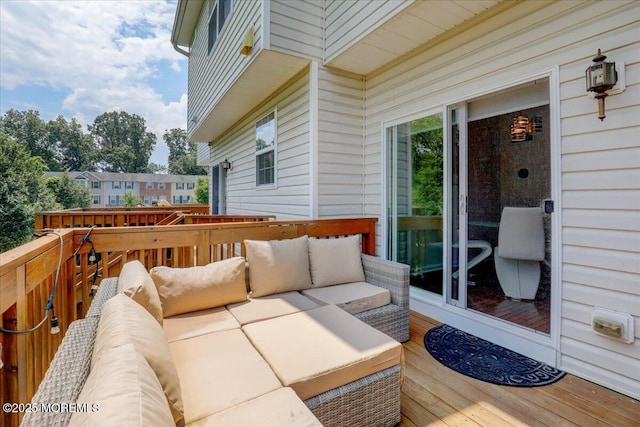 108 Warbler Way, Freehold, NJ 07728 - wooden terrace with an outdoor living space