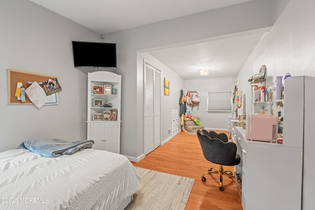 15 Park Blvd, Ocean Twp, NJ 07712 - bedroom with wood finished floors and a closet