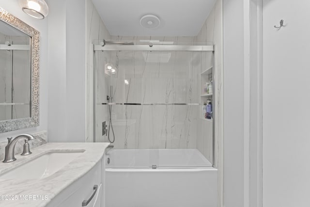 15 Park Blvd, Ocean Twp, NJ 07712 - bathroom with vanity and bath / shower combo with glass door