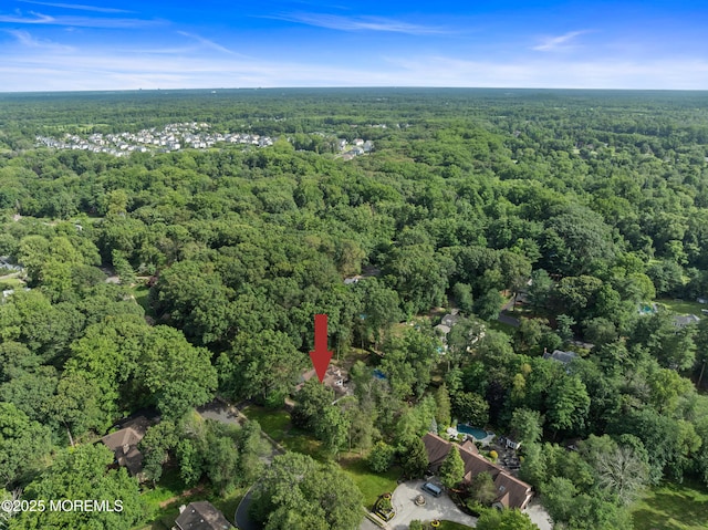 79 Cypress Neck Rd, Lincroft, NJ 07738 - view of property location with a forest