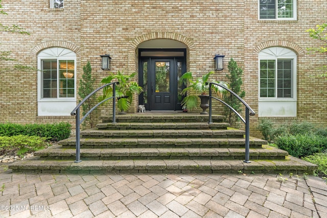 79 Cypress Neck Rd, Lincroft, NJ 07738 - property entrance with brick siding