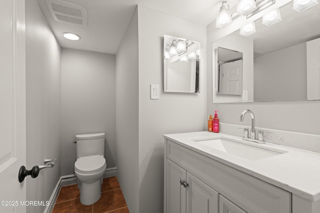 79 Cypress Neck Rd, Lincroft, NJ 07738 - bathroom with vanity and tile patterned flooring