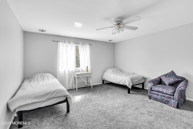 100 Case Rd, Lakewood, NJ 08701 - carpeted bedroom featuring ceiling fan and baseboards