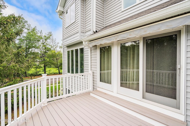 56 Violet Ct, Toms River, NJ 08753 - view of wooden deck