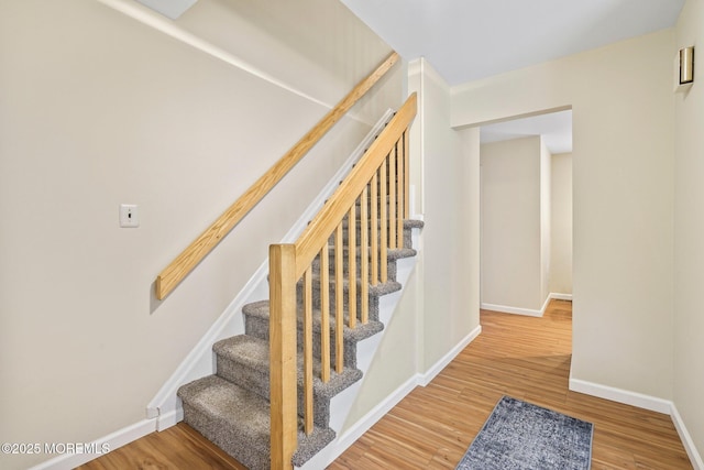 11 Hazelwood Ct, Howell, NJ 07731 - stairway featuring wood finished floors and baseboards