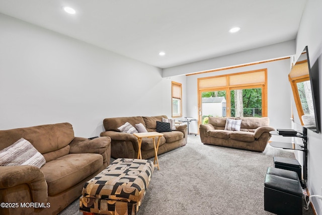 11 Hazelwood Ct, Howell, NJ 07731 - living area with carpet, recessed lighting, and plenty of natural light