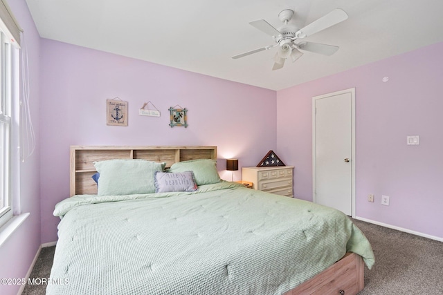 11 Hazelwood Ct, Howell, NJ 07731 - carpeted bedroom featuring baseboards and a ceiling fan