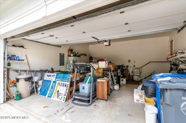 2331 Kira Ct, Toms River, NJ 08755 - garage featuring electric panel and a garage door opener