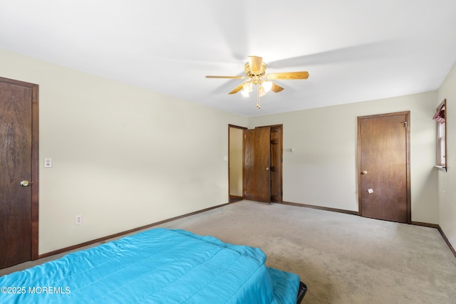 444 Pfister Rd, Jackson, NJ 08527 - bedroom featuring light carpet and ceiling fan