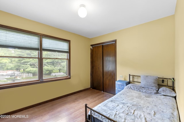 444 Pfister Rd, Jackson, NJ 08527 - bedroom with light wood-type flooring and a closet