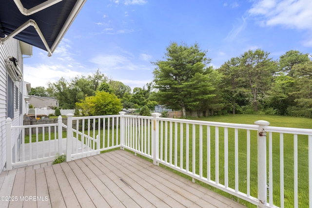 444 Pfister Rd, Jackson, NJ 08527 - deck with view of scattered trees