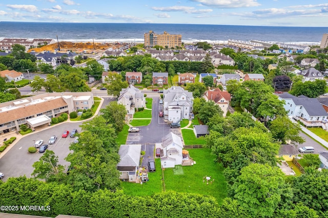 402 2nd Ave, Long Branch, NJ 07740 - aerial perspective of suburban area featuring a large body of water