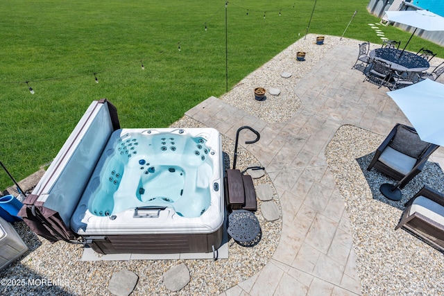 16 Arrowhead Way, Millstone, NJ 08535 - exterior view of a hot tub