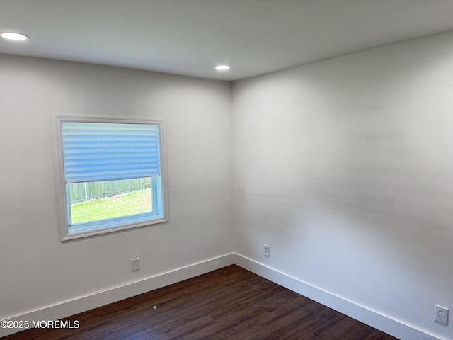 17 Mayfair Ct, Brick, NJ 08723 - unfurnished room with recessed lighting and dark wood-style floors