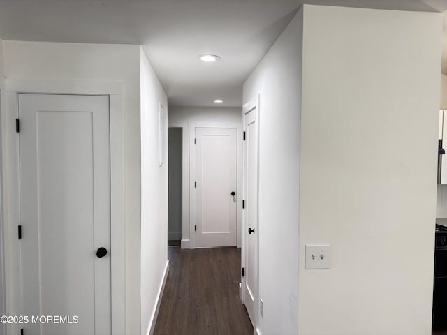 17 Mayfair Ct, Brick, NJ 08723 - corridor featuring dark wood-style flooring and recessed lighting