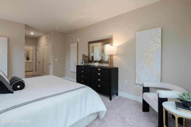 28202 Radford Ct, Monroe, NJ 08831 - bedroom with light colored carpet and ensuite bathroom