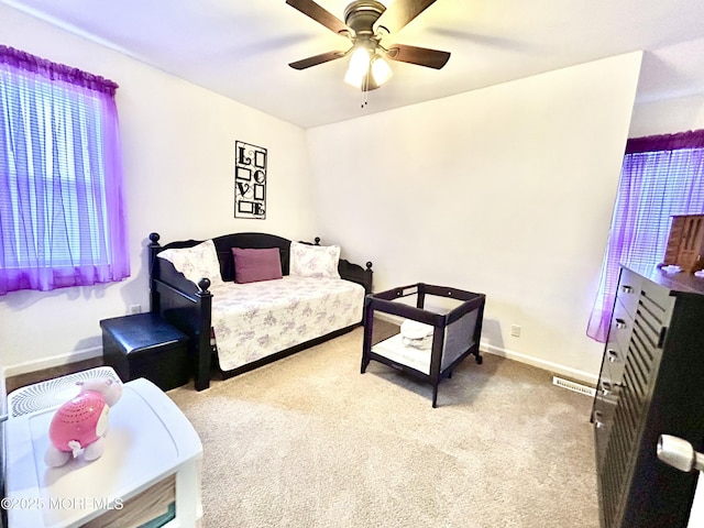 38 Crescent St, Keansburg, NJ 07734 - bedroom featuring carpet and ceiling fan