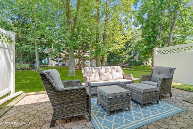 7 Steeple Chase Ct, Tinton Falls, NJ 07724 - view of patio / terrace featuring an outdoor hangout area