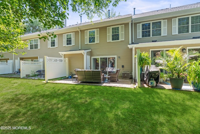 7 Steeple Chase Ct, Tinton Falls, NJ 07724 - rear view of property with an outdoor living space and a patio