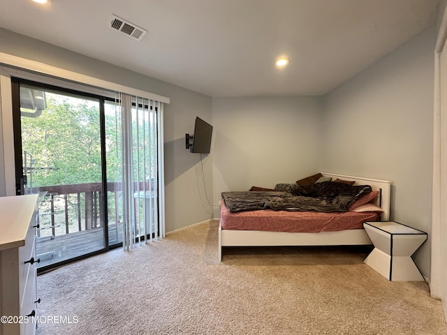 148 Delaware Trl, Lakewood, NJ 08701 - carpeted bedroom with access to exterior and recessed lighting
