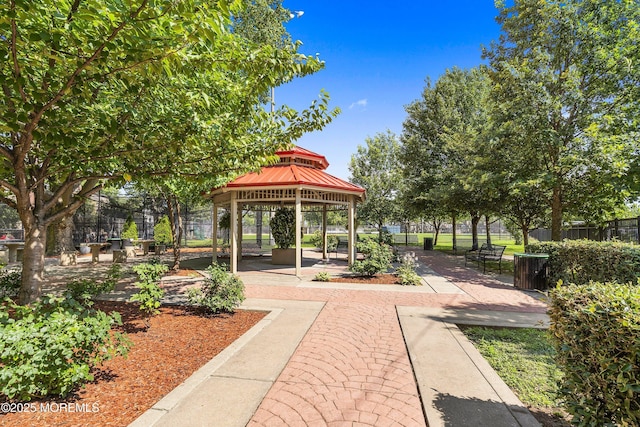 200 Paterson Plank Rd Unit 302, Union City, NJ 07087 - view of property's community with a gazebo