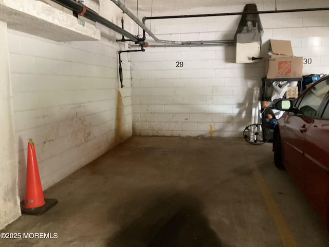 200 Paterson Plank Rd Unit 302, Union City, NJ 07087 - parking deck featuring concrete block wall
