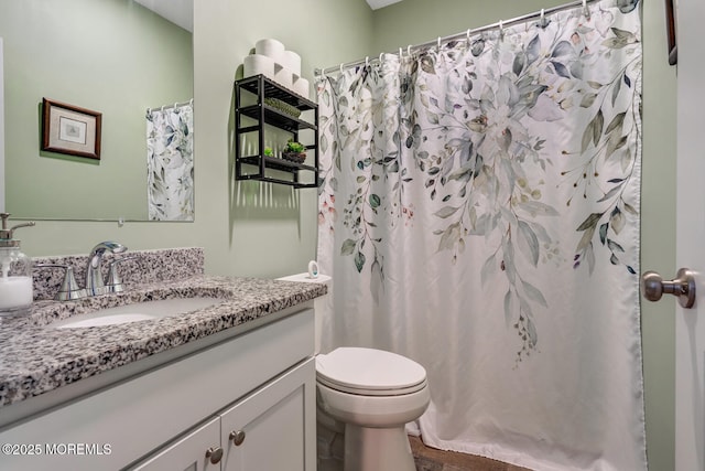 107 Sandpiper Ln, Little Egg Harbor, NJ 08087 - full bathroom featuring vanity, curtained shower, and wood finished floors