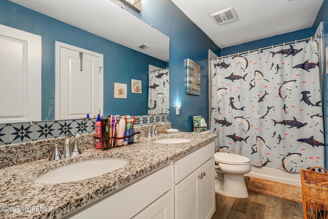 107 Sandpiper Ln, Little Egg Harbor, NJ 08087 - full bath with wood finished floors and double vanity