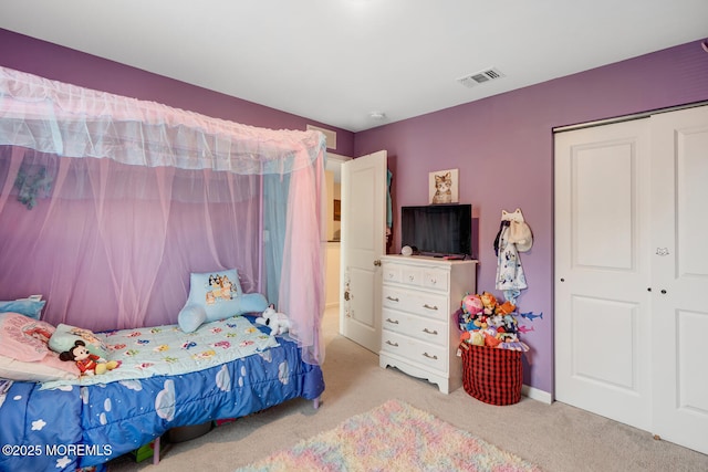 107 Sandpiper Ln, Little Egg Harbor, NJ 08087 - bedroom with carpet and a closet