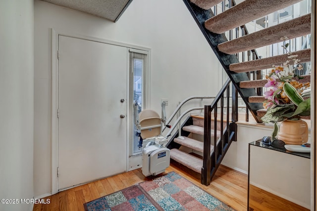1856 Mill Creek Rd, Beach Haven West, NJ 08050 - stairs with wood finished floors and baseboards